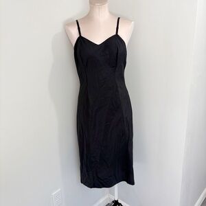 🌷SALE Vintage Union Made Wonder Maid Slip Dress Nightgown Black Size Small